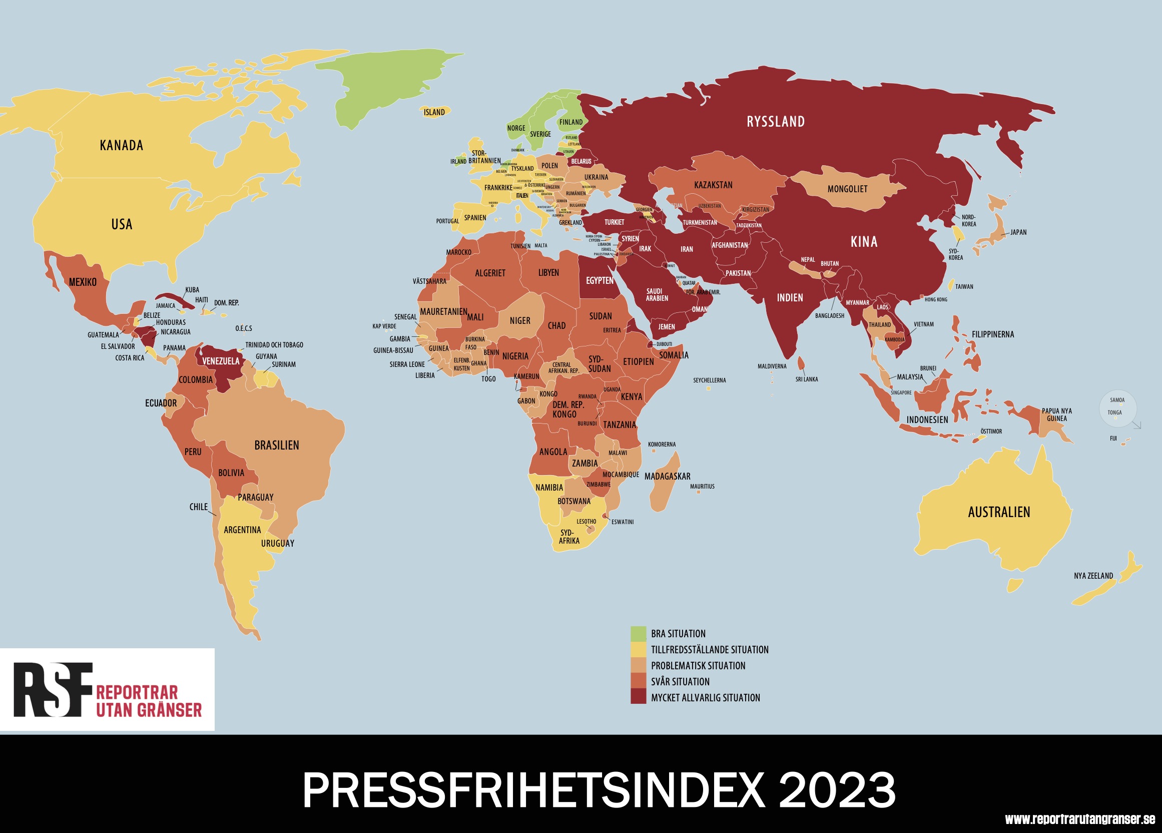 Pressefrihetsindeks 2023: Journalistikk truet av falskt innhold